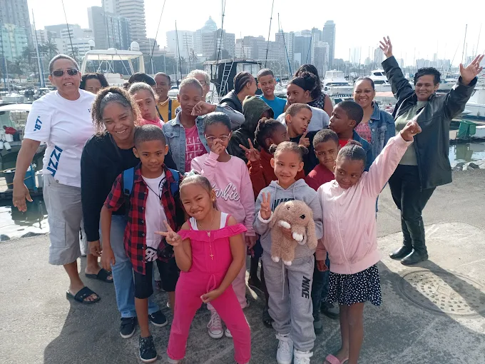 Community members at Abbaquar-San Dream Centre